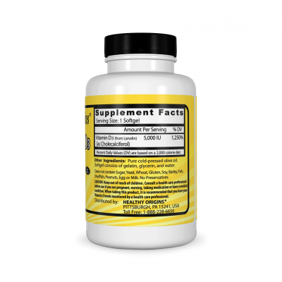Healthy Origins Vitamin D3 5000 IU 360 softgels Healthy Origins Vitamin D3 5000 IU 360 softgels