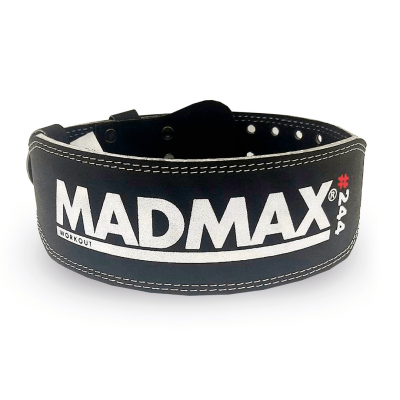 MadMax Пояс для тяжелой атлетики MFB-244 Sandwich кожа черный S MadMax Пояс для тяжелой атлетики MFB-244 Sandwich кожа черный S