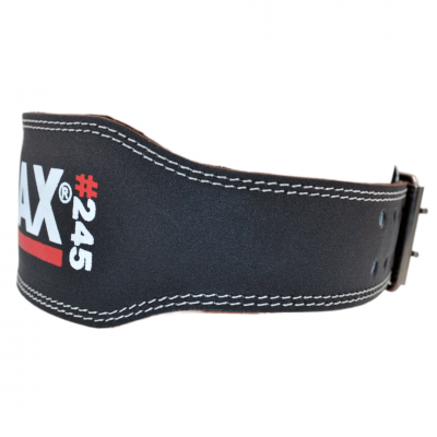 MadMax Пояс для тяжелой атлетики MFB-245 Full leather кожа черный M MadMax Пояс для тяжелой атлетики MFB-245 Full leather кожа черный M