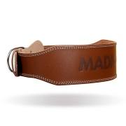 MadMax Пояс для важкої атлетики MFB-246 Full leather шкіра коричневий L