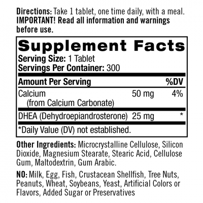 Natrol DHEA 25 mg 300 tab Natrol DHEA 25 mg 300 tab