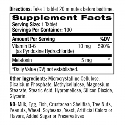 Natrol Melatonin 5 mg Time Release 100 tab Natrol Melatonin 5 mg Time Release 100 tab
