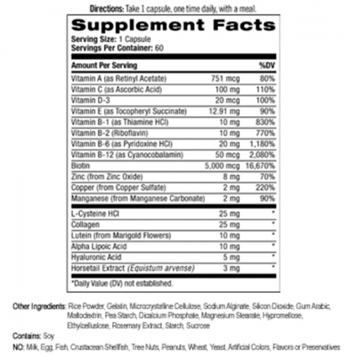 Natrol Skin, Hair & Nails 60 caps Natrol Skin, Hair & Nails 60 caps