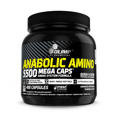 Olimp Anabolic Amino 5500 Mega Caps 400 caps Olimp Anabolic Amino 5500 Mega Caps 400 caps