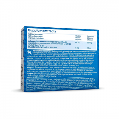 Olimp Ashwagandha 600 Sport 60 caps Olimp Ashwagandha 600 Sport 60 caps