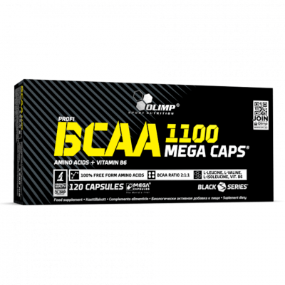 Olimp BCAA 1100 Mega Caps 120 caps Olimp BCAA 1100 Mega Caps 120 caps