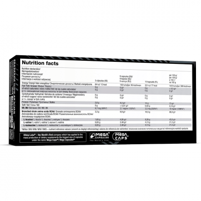 Olimp BCAA 1100 Mega Caps 120 caps Olimp BCAA 1100 Mega Caps 120 caps