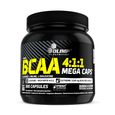 Olimp BCAA 4:1:1 Mega Caps 300 caps Olimp BCAA 4:1:1 Mega Caps 300 caps