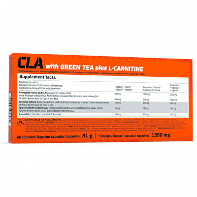 Olimp CLA & Green Tea plus L-carnitine 60 caps Olimp CLA & Green Tea plus L-carnitine 60 caps