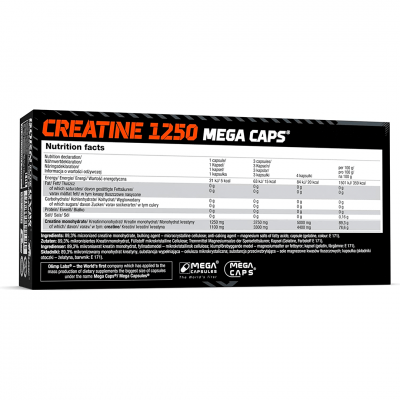 Olimp Creatine 1250 Mega Caps 120 caps Olimp Creatine 1250 Mega Caps 120 caps