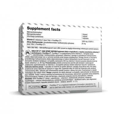 Olimp Gold-Vit C 1000 Sport Edition 60 caps Olimp Gold-Vit C 1000 Sport Edition 60 caps