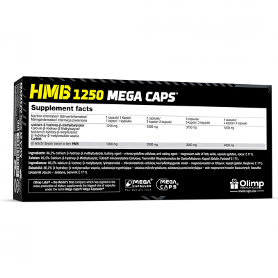 Olimp HMB 1250 Mega Caps 120 caps Olimp HMB 1250 Mega Caps 120 caps