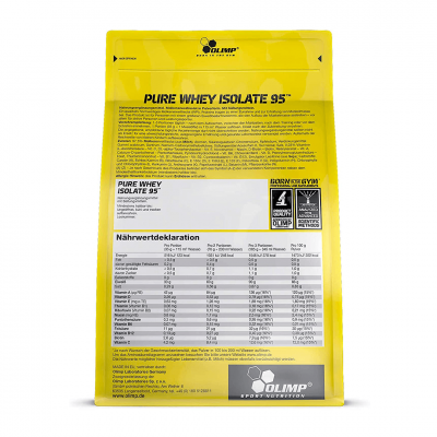 Olimp Pure Whey Isolate 95 600 g Cherry Yoghurt Olimp Pure Whey Isolate 95 600 g Cherry Yoghurt