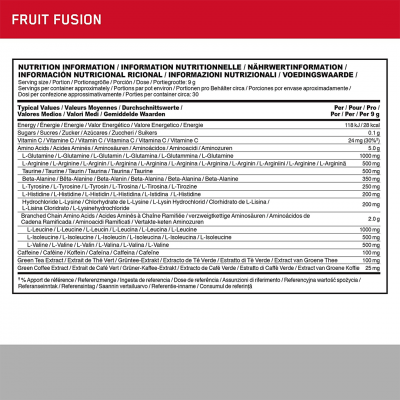 Optimum Nutrition Amino Energy 270 g Fruit Fusion Optimum Nutrition Amino Energy 270 g Fruit Fusion