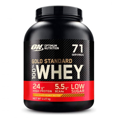 Optimum Nutrition Gold Standart 100% Whey 2.27 kg Chocolate Peanut Butter Optimum Nutrition Gold Standart 100% Whey 2.27 kg Chocolate Peanut Butter