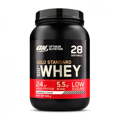 Optimum Nutrition Gold Standart 100% Whey 896 kg Cookies & Cream Optimum Nutrition Gold Standart 100% Whey 896 kg Cookies & Cream