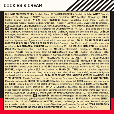 Optimum Nutrition Gold Standart 100% Whey 896 kg Cookies & Cream Optimum Nutrition Gold Standart 100% Whey 896 kg Cookies & Cream