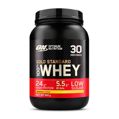 Optimum Nutrition Gold Standart 100% Whey 900 g Banana Cream Optimum Nutrition Gold Standart 100% Whey 900 g Banana Cream