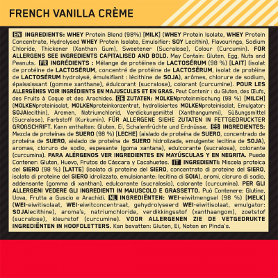 Optimum Nutrition Gold Standart 100% Whey 900 g French Vanilla Crème Optimum Nutrition Gold Standart 100% Whey 900 g French Vanilla Crème