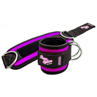 Power System Манжети на щиколотку PS-3450 Ankle Strap Gym Babe Purple Power System Манжети на щиколотку PS-3450 Ankle Strap Gym Babe Purple