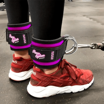 Power System Манжети на щиколотку PS-3450 Ankle Strap Gym Babe Purple Power System Манжети на щиколотку PS-3450 Ankle Strap Gym Babe Purple