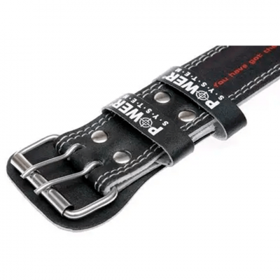 Power System Пояс для важкої атлетики PS-3250 Power Basic шкіра чорно-білий XL Power System Пояс для важкої атлетики PS-3250 Power Basic шкіра чорно-білий XL