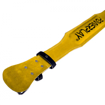 PowerPlay Пояс для важкої атлетики 5085 шкіра чорно-жовтий S PowerPlay Пояс для важкої атлетики 5085 шкіра чорно-жовтий S