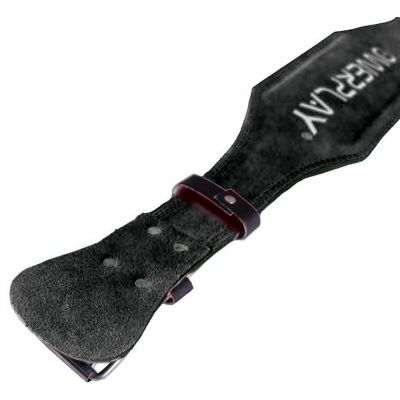 PowerPlay Пояс для важкої атлетики 5053 шкіра чорно-чорний XS PowerPlay Пояс для важкої атлетики 5053 шкіра чорно-чорний XS