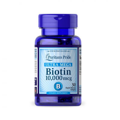 Puritan's Pride Biotin 10000 mcg 50 sgels Puritan's Pride Biotin 10000 mcg 50 sgels