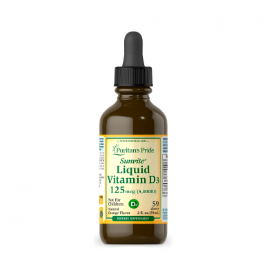 Puritan's Pride Liquid Vitamin D3 5000 IU 59 ml Puritan's Pride Liquid Vitamin D3 5000 IU 59 ml