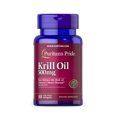 Puritan's Pride Red Krill Oil 500 mg 30 sgels Puritan's Pride Red Krill Oil 500 mg 30 sgels