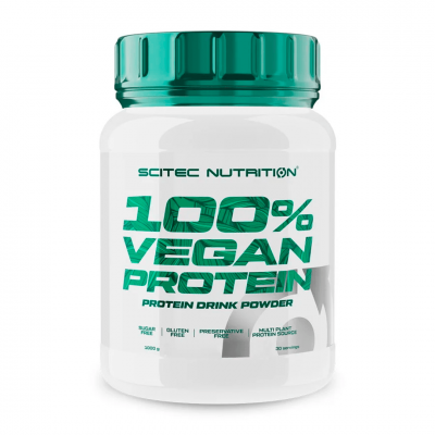 Scitec Nutrition 100% Vegan Protein 1 kg Vanilla Scitec Nutrition 100% Vegan Protein 1 kg Vanilla