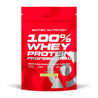 Scitec Nutrition 100% Whey Protein Professional 500 g Banana Scitec Nutrition 100% Whey Protein Professional 500 g Banana