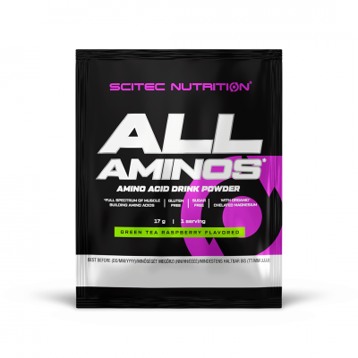 Scitec Nutrition All Aminos 17 g Green Tea Raspberry Scitec Nutrition All Aminos 17 g Green Tea Raspberry