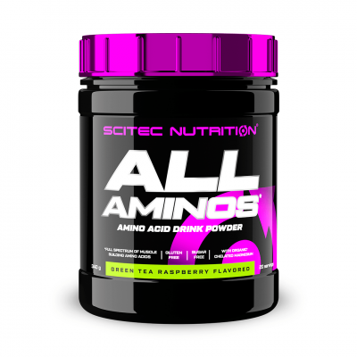 Scitec Nutrition All Aminos 340 g Green Tea Raspberry Scitec Nutrition All Aminos 340 g Green Tea Raspberry