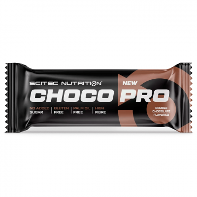 Scitec Nutrition Choco Pro Bar 50 g Double Chocolate Scitec Nutrition Choco Pro Bar 50 g Double Chocolate