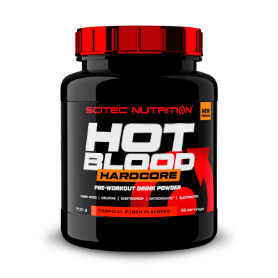 Scitec Nutrition Hot Blood Hardcore 700 g Tropical Punch Scitec Nutrition Hot Blood Hardcore 700 g Tropical Punch
