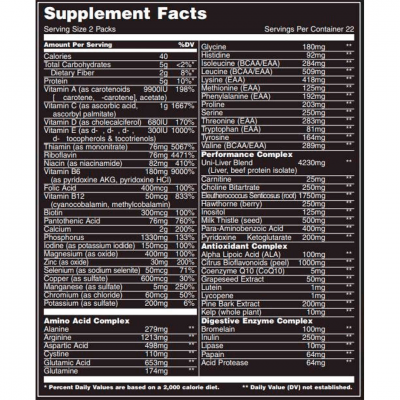 Animal Pak 44 packs Animal Pak 44 packs